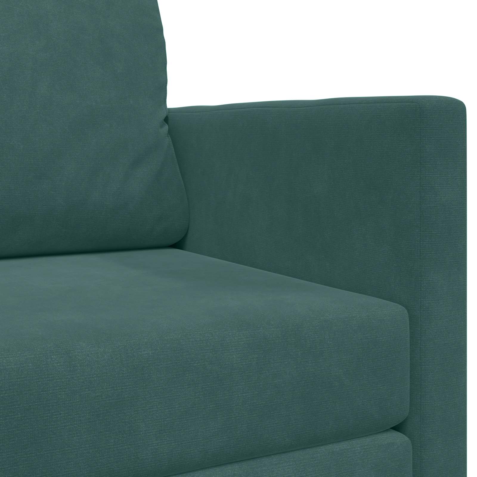 Slaapbank Donkergroen 124 x 71 x 78 cm Fluweel