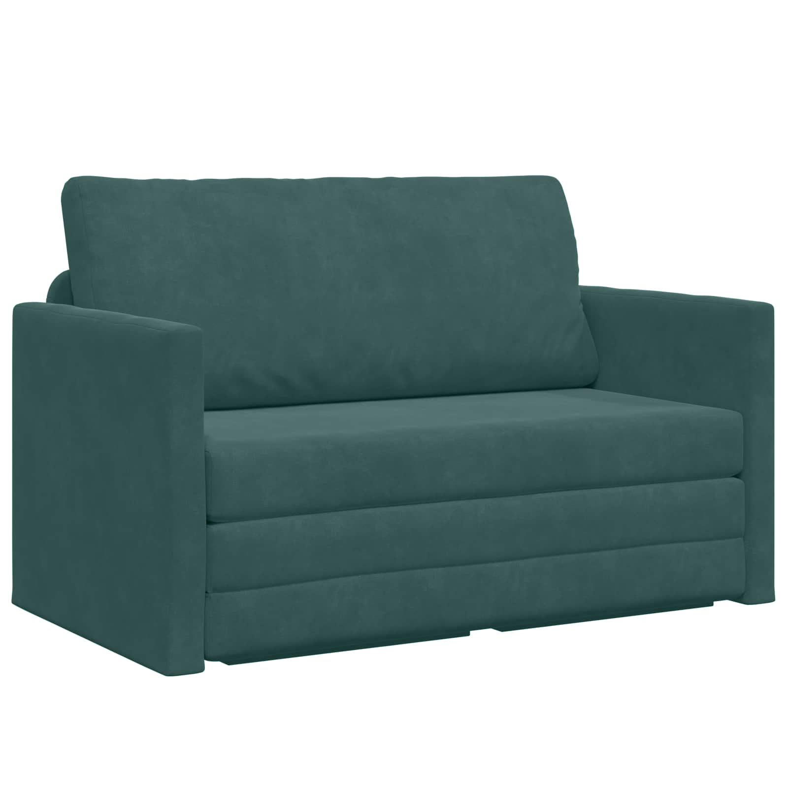 Slaapbank Donkergroen 124 x 71 x 78 cm Fluweel