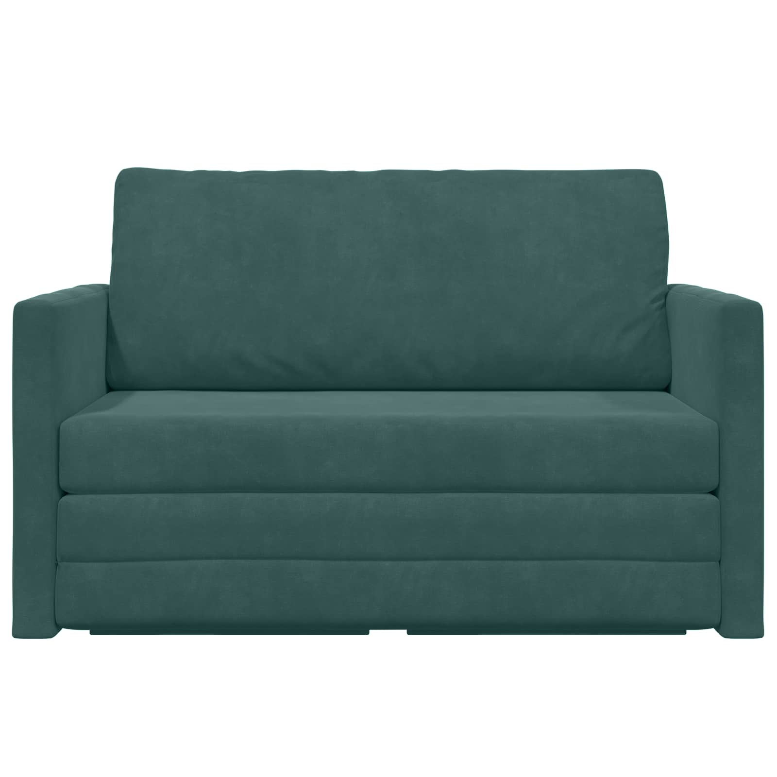 Slaapbank Donkergroen 124 x 71 x 78 cm Fluweel