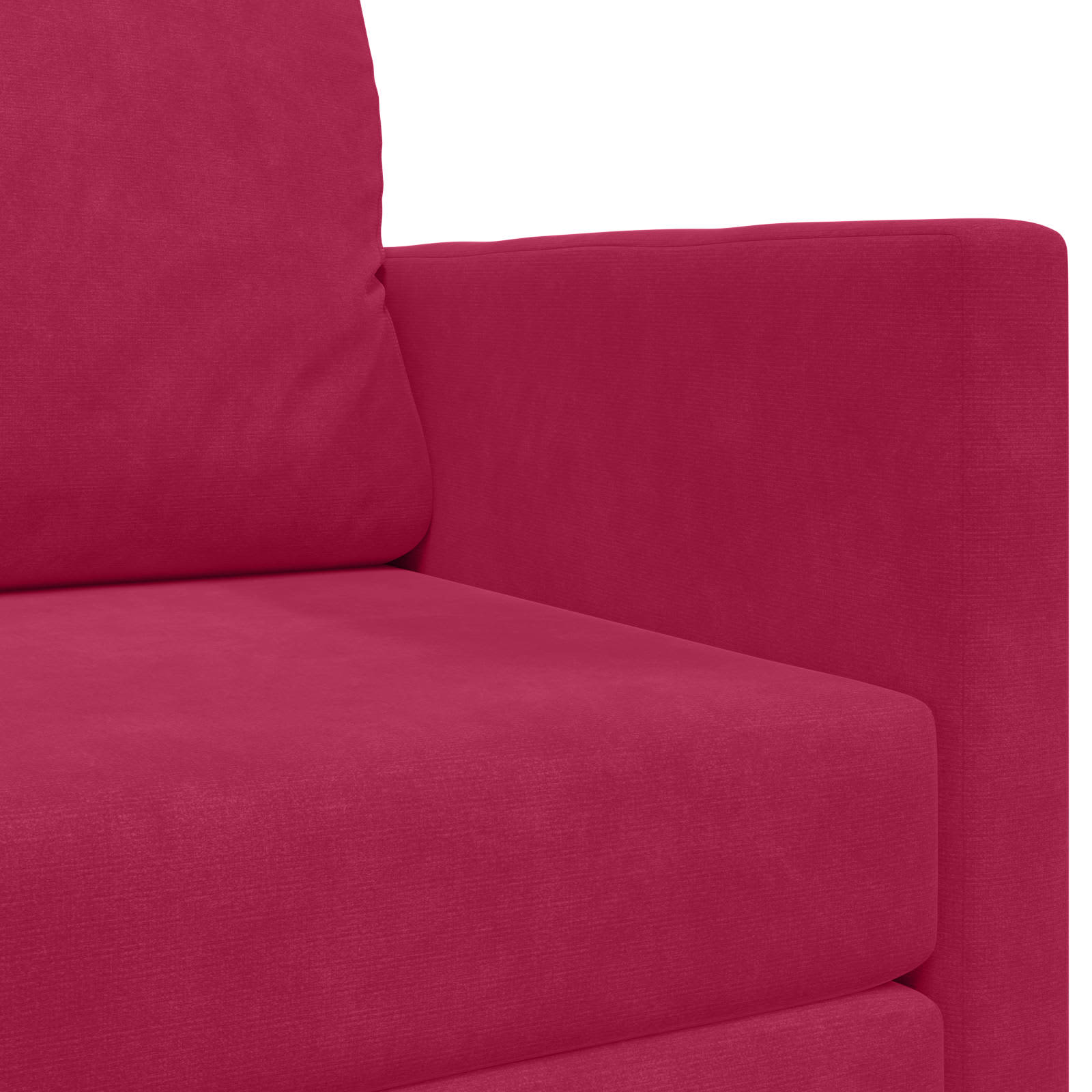 Slaapbank Wijnrood 124 x 71 x 78 cm Fluweel