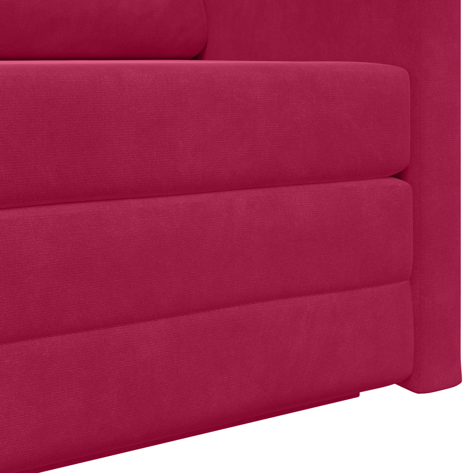 Slaapbank Wijnrood 124 x 71 x 78 cm Fluweel