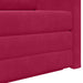 Slaapbank Wijnrood 124 x 71 x 78 cm Fluweel