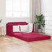 Slaapbank Wijnrood 124 x 71 x 78 cm Fluweel