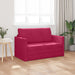 Slaapbank Wijnrood 124 x 71 x 78 cm Fluweel