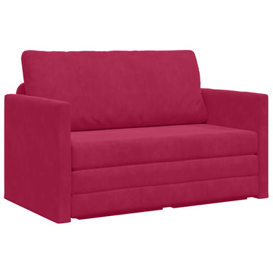 Slaapbank Wijnrood 124 x 71 x 78 cm Fluweel