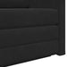Slaapbank Zwart 124 x 71 x 78 cm Fluweel