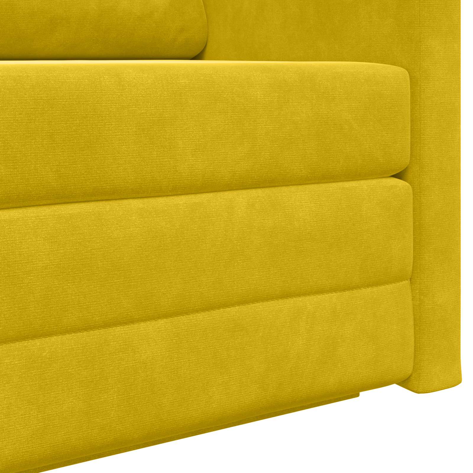 Slaapbank Zonnebloemgeel 124 x 71 x 78 cm Fluweel