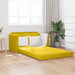 Slaapbank Zonnebloemgeel 124 x 71 x 78 cm Fluweel