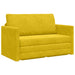 Slaapbank Zonnebloemgeel 124 x 71 x 78 cm Fluweel