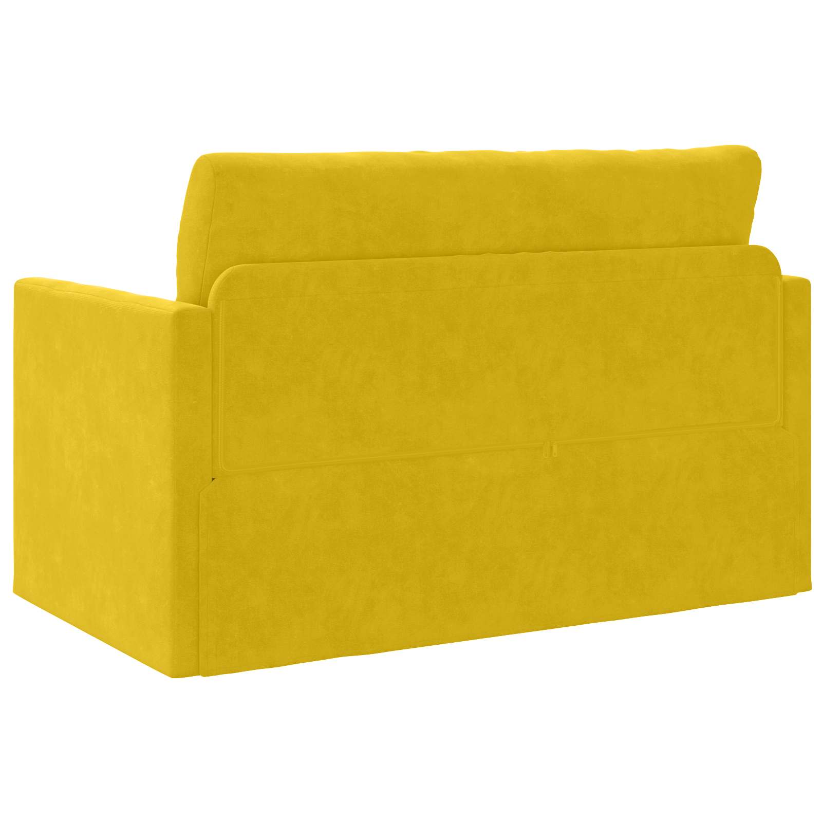 Slaapbank Zonnebloemgeel 124 x 71 x 78 cm Fluweel