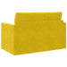 Slaapbank Zonnebloemgeel 124 x 71 x 78 cm Fluweel