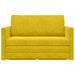 Slaapbank Zonnebloemgeel 124 x 71 x 78 cm Fluweel