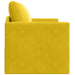 Slaapbank Zonnebloemgeel 124 x 71 x 78 cm Fluweel