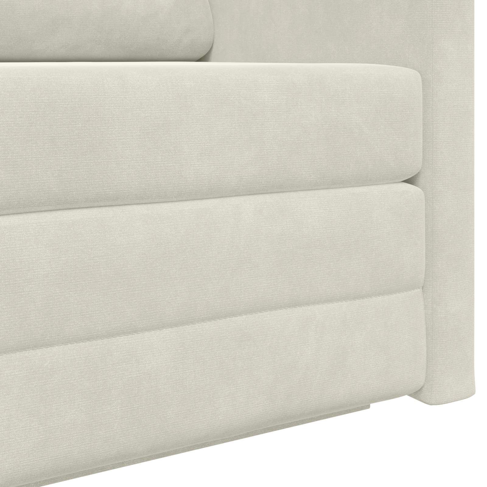 Slaapbank Crème 124 x 71 x 78 cm Fluweel