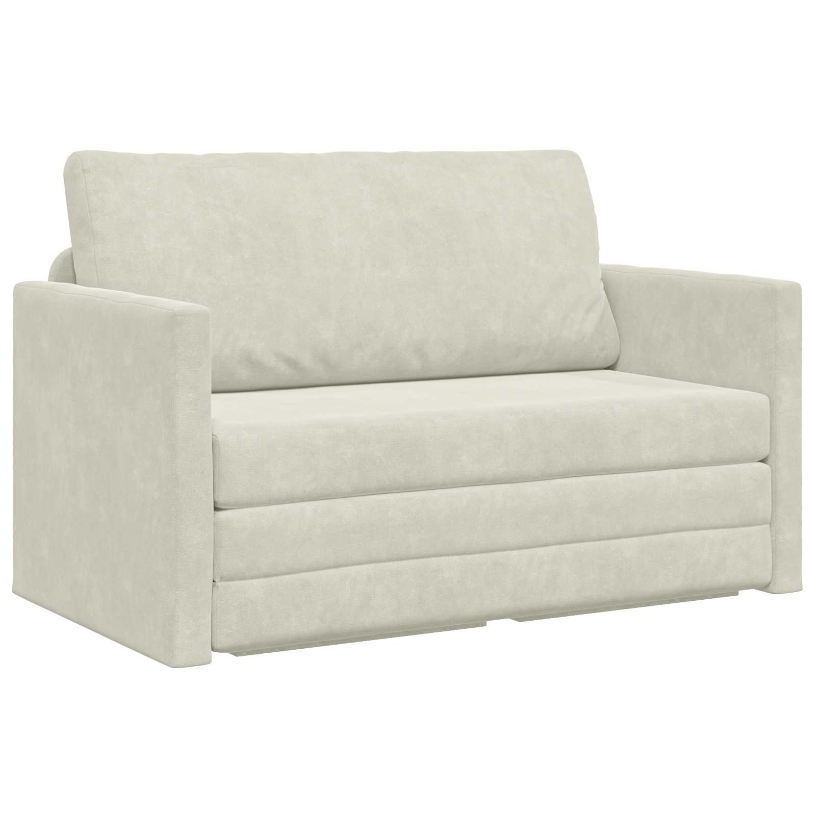 Slaapbank Crème 124 x 71 x 78 cm Fluweel