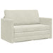 Slaapbank Crème 124 x 71 x 78 cm Fluweel
