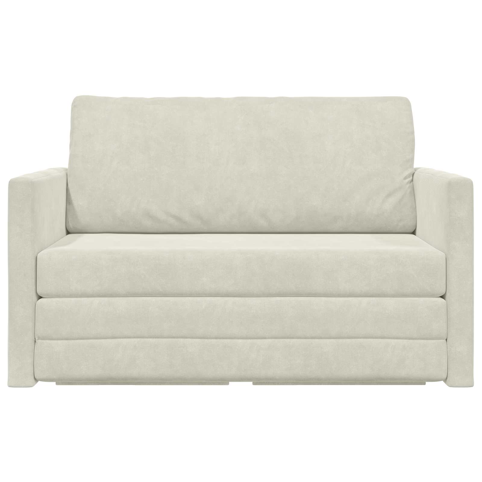 Slaapbank Crème 124 x 71 x 78 cm Fluweel