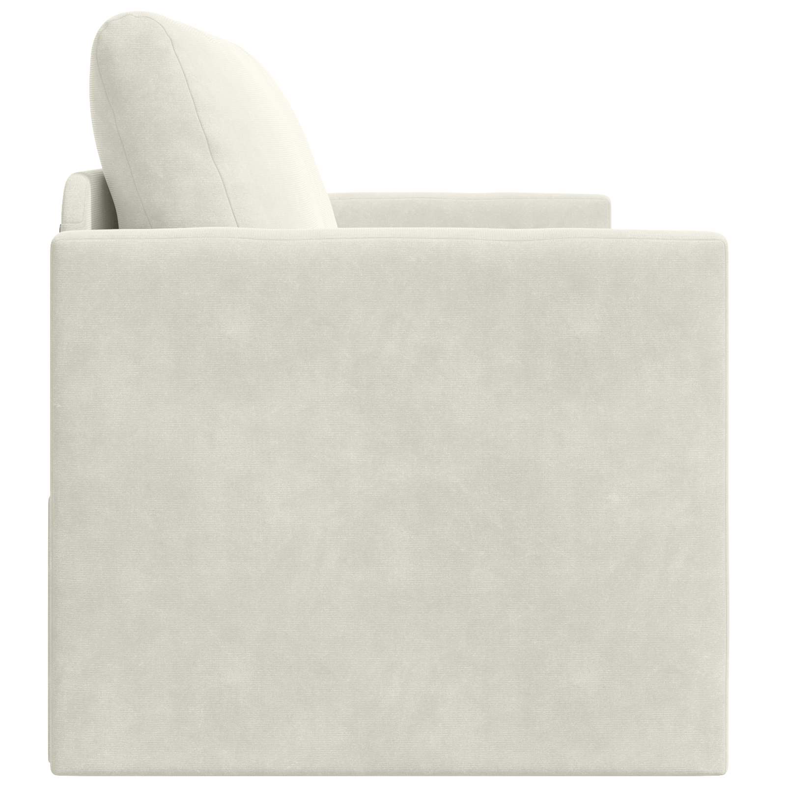 Slaapbank Crème 124 x 71 x 78 cm Fluweel