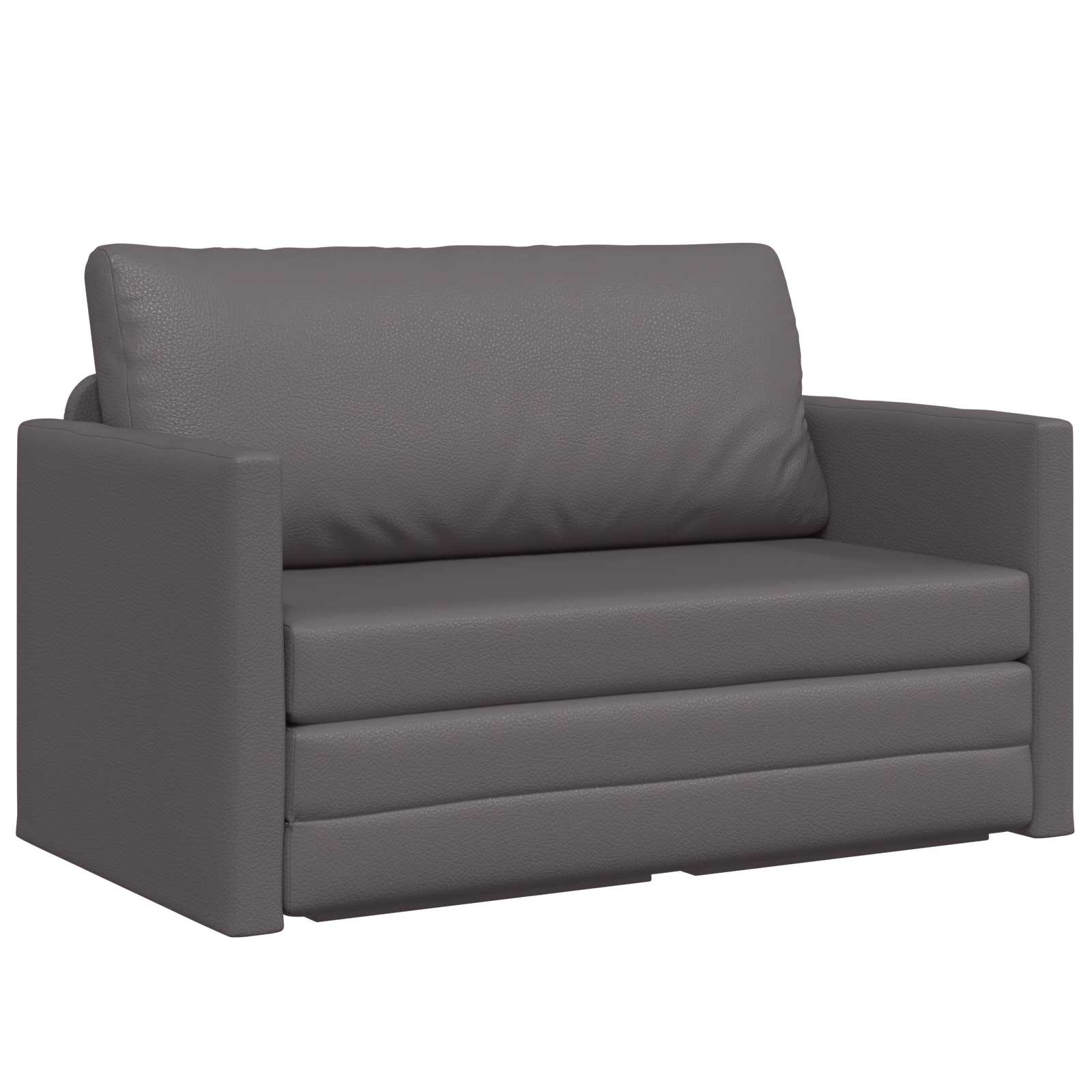 Slaapbank Grijs 124 x 71 x 78 cm Kunstleer