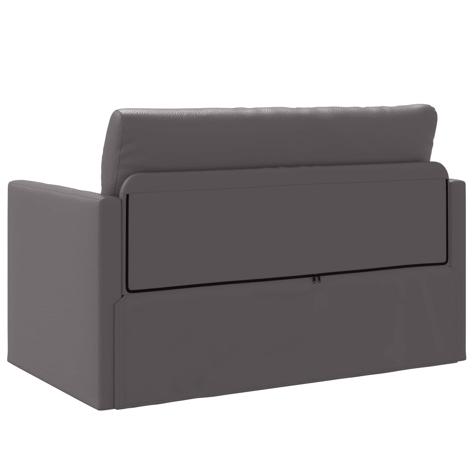 Slaapbank Grijs 124 x 71 x 78 cm Kunstleer