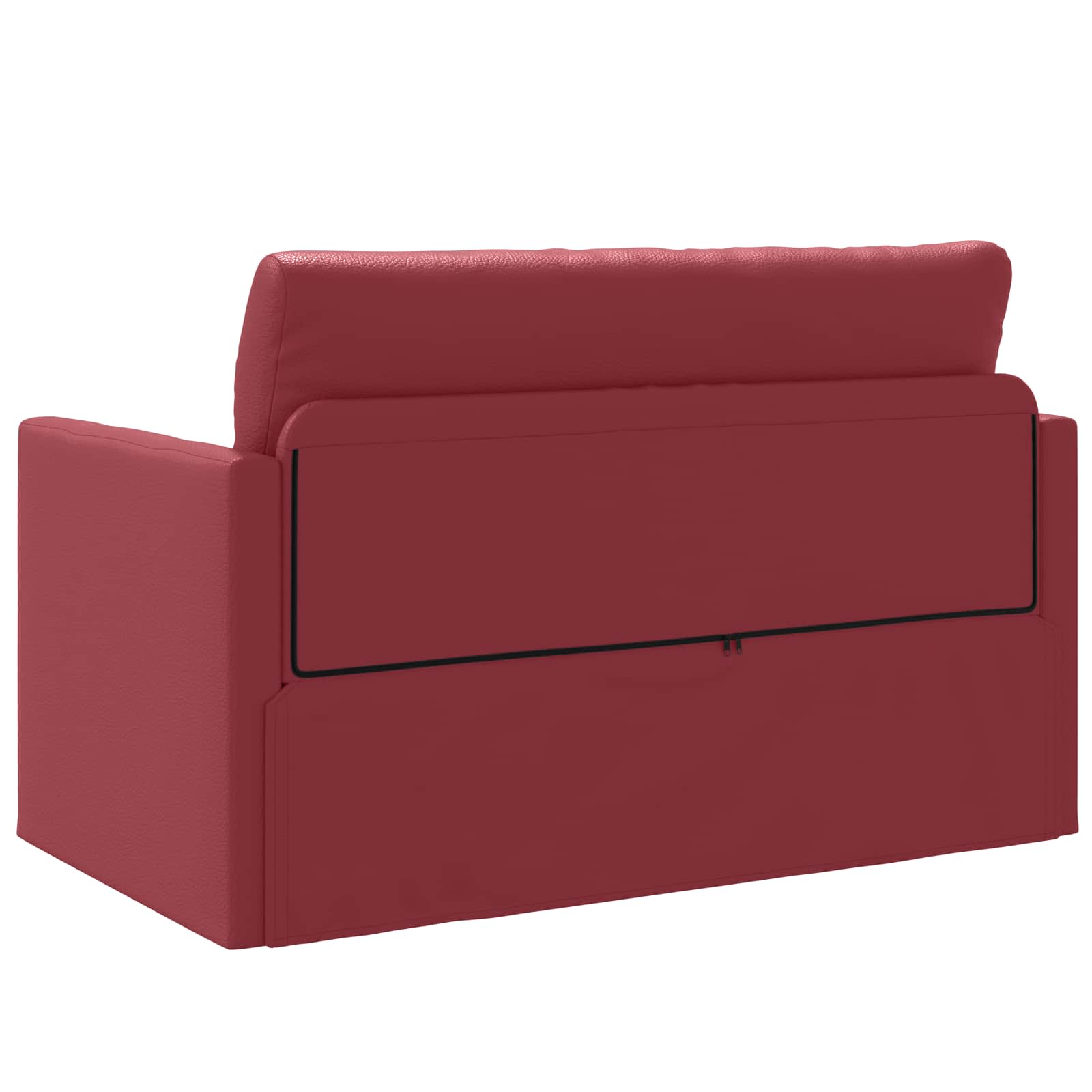 Slaapbank Wijnrood 124 x 71 x 78 cm Kunstleer