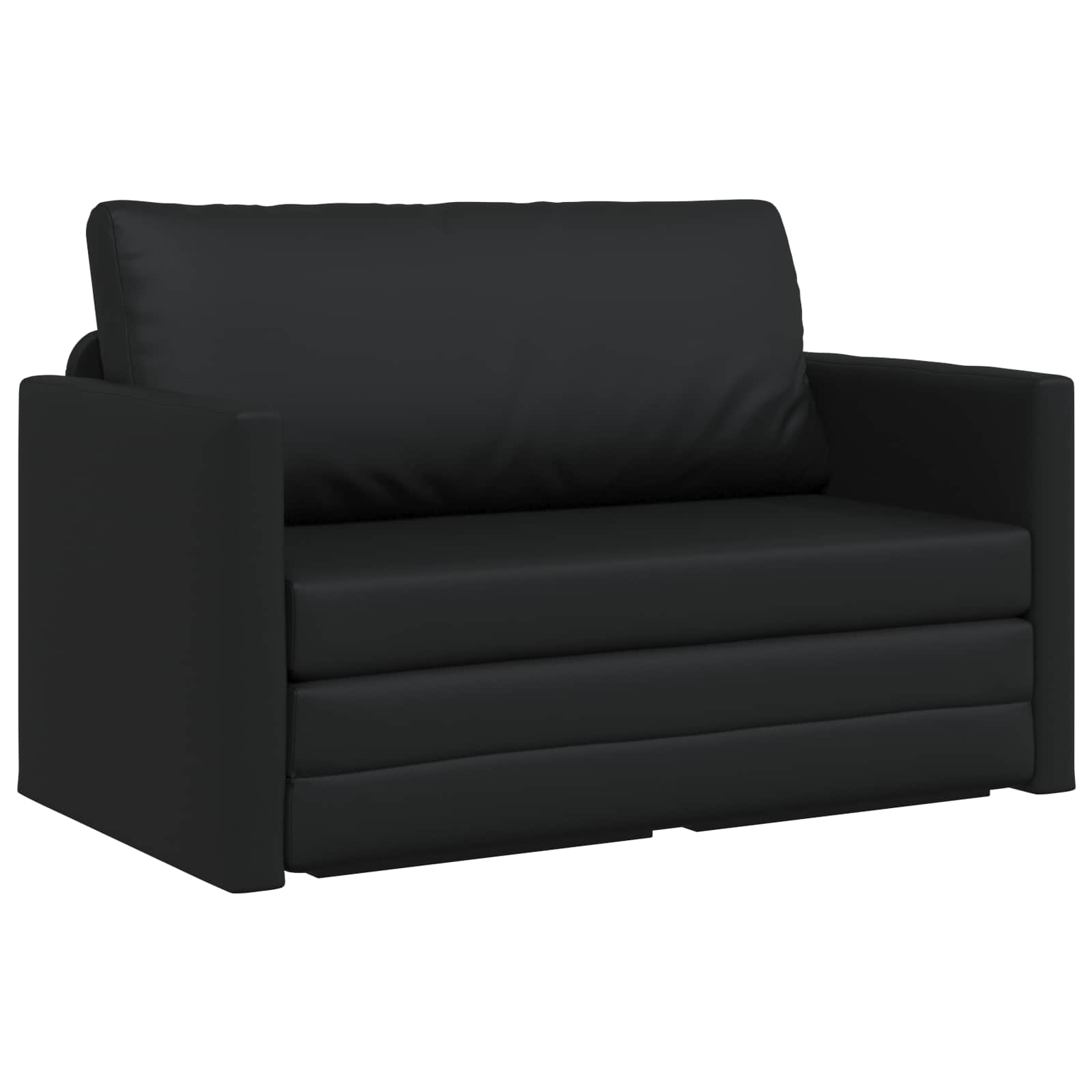 Slaapbank Zwart 124 x 71 x 78 cm Kunstleer