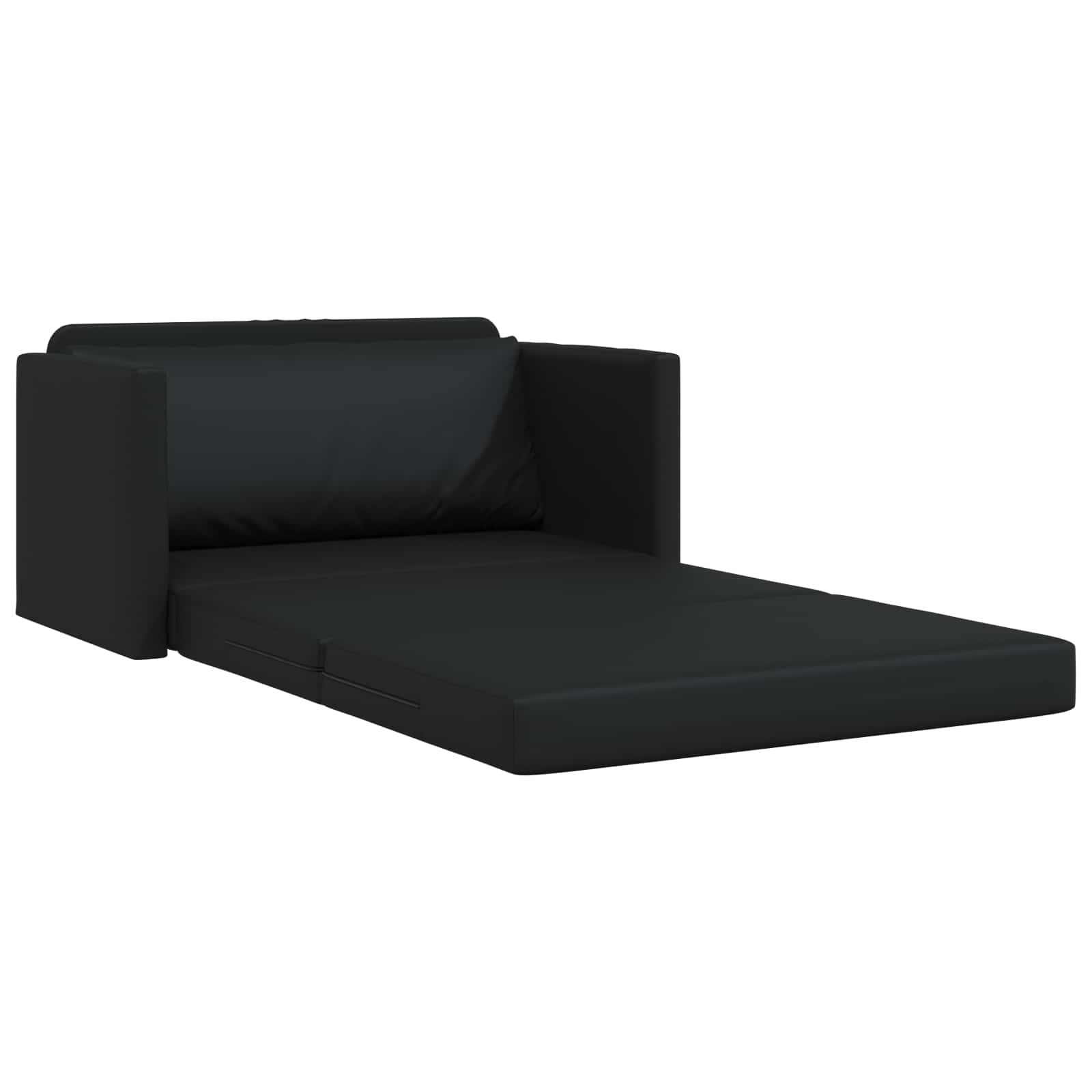 Slaapbank Zwart 124 x 71 x 78 cm Kunstleer