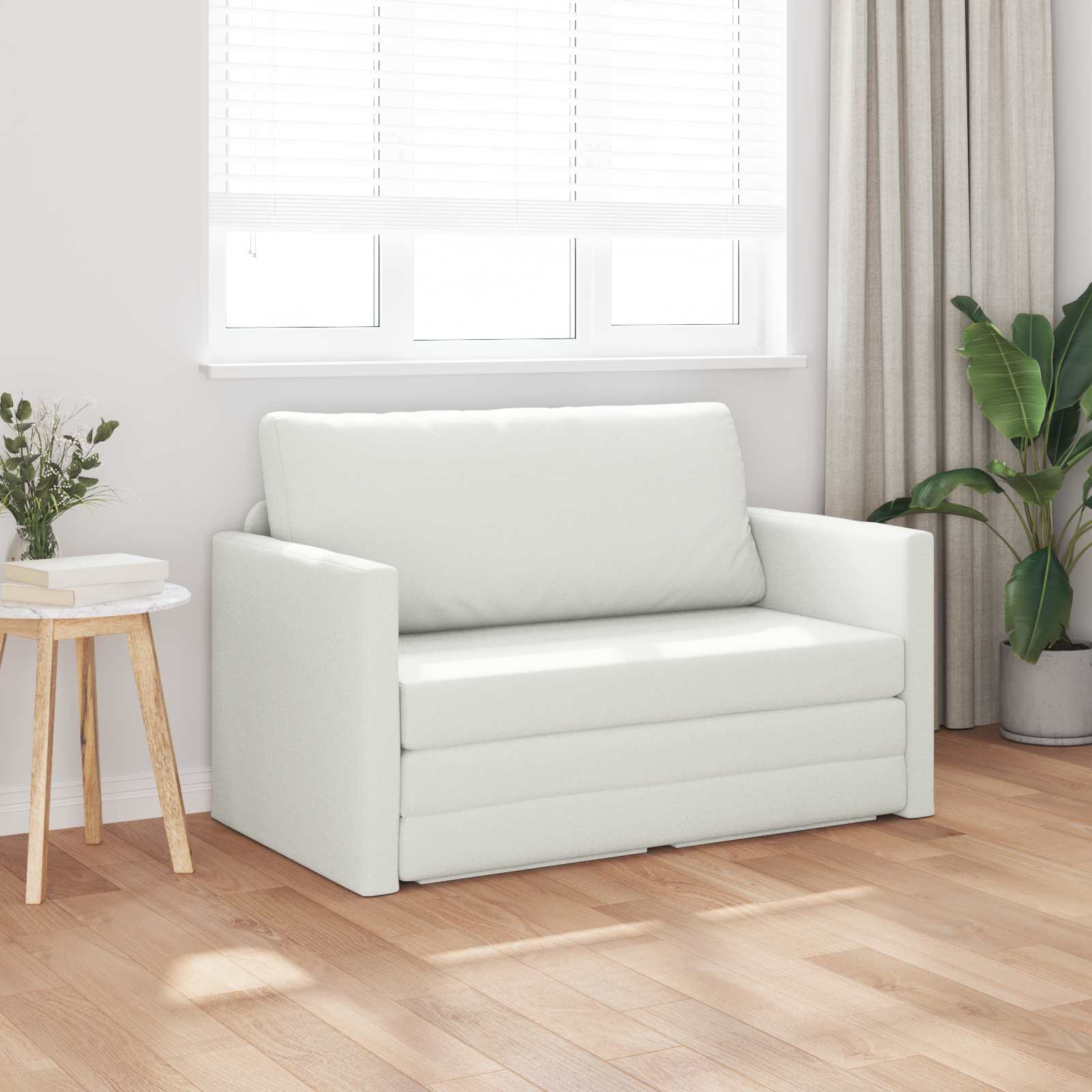 Slaapbank Wit 124 x 71 x 78 cm Kunstleer