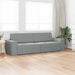 Slaapbank Lichtgrijs 245 x 78 x 77 cm Stof