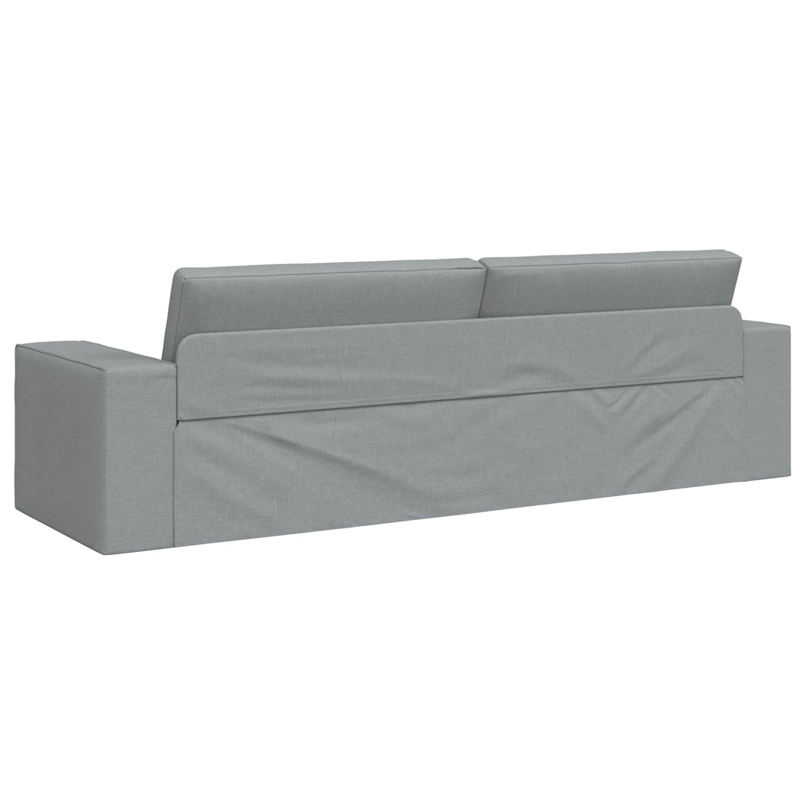Slaapbank Lichtgrijs 245 x 78 x 77 cm Stof