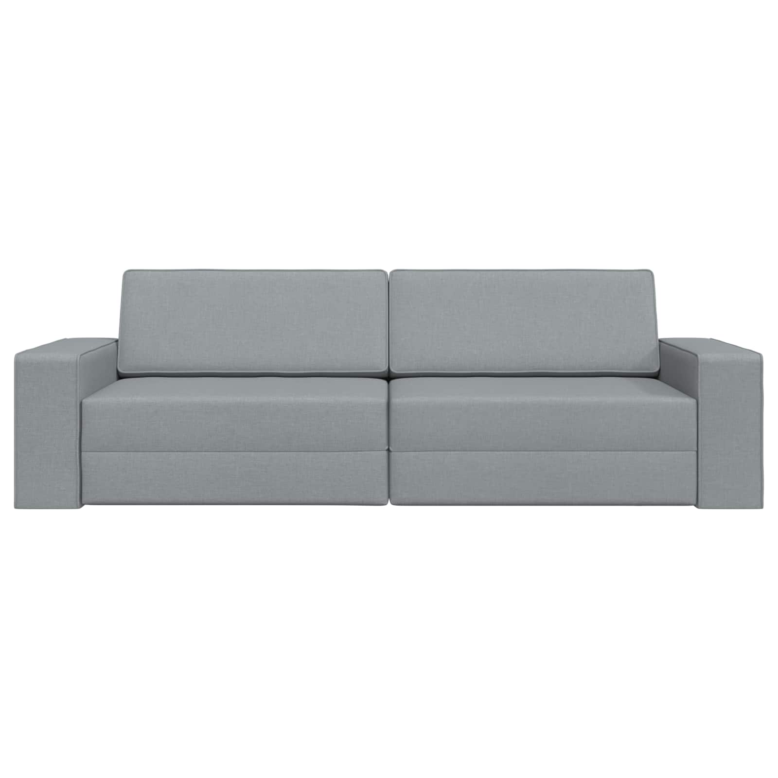 Slaapbank Lichtgrijs 245 x 78 x 77 cm Stof