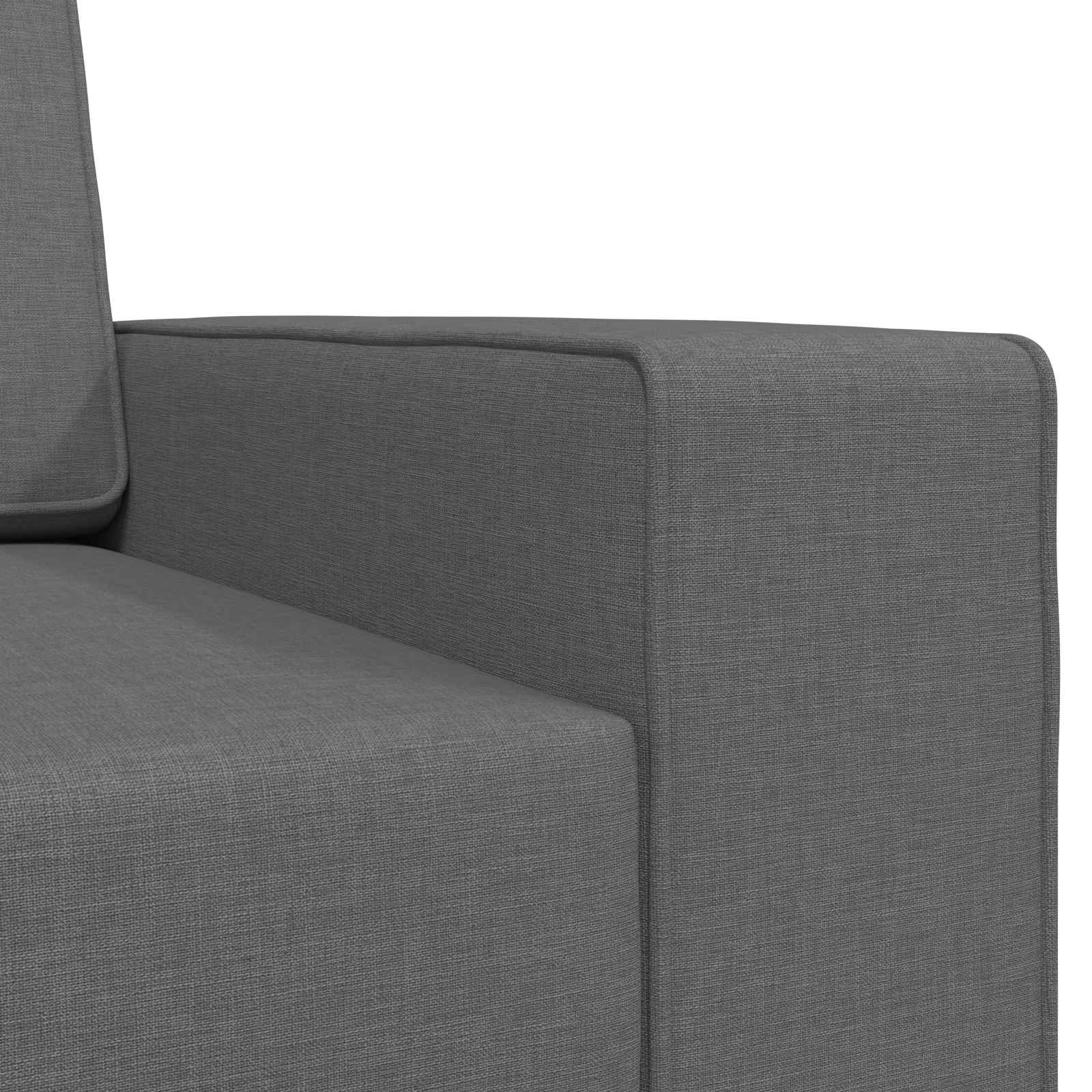 Slaapbank Donkergrijs 245 x 78 x 77 cm Stof
