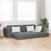 Slaapbank Donkergrijs 245 x 78 x 77 cm Stof