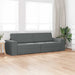 Slaapbank Donkergrijs 245 x 78 x 77 cm Stof
