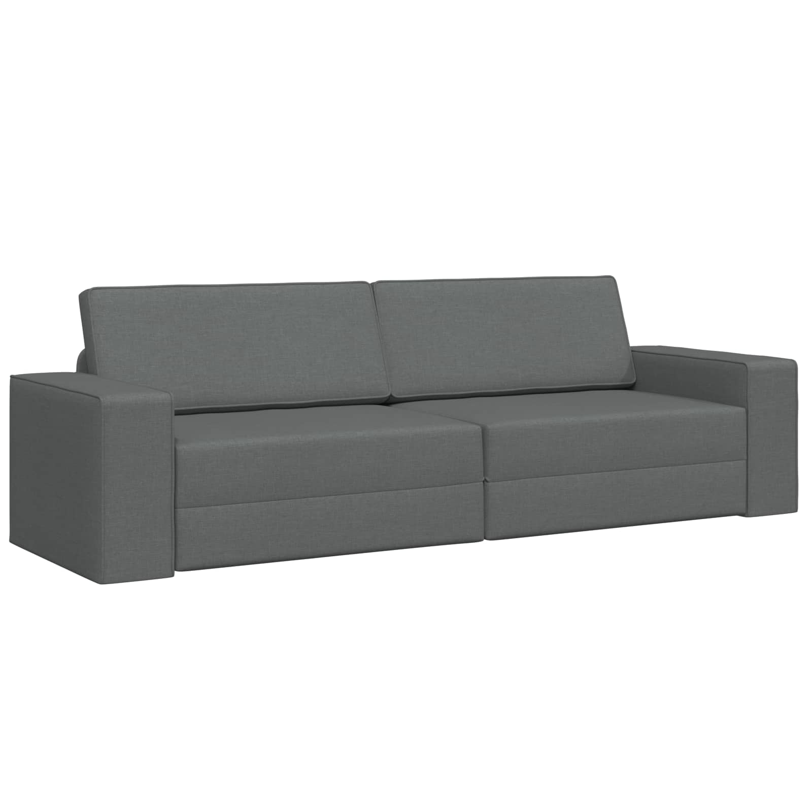 Slaapbank Donkergrijs 245 x 78 x 77 cm Stof