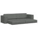 Slaapbank Donkergrijs 245 x 78 x 77 cm Stof