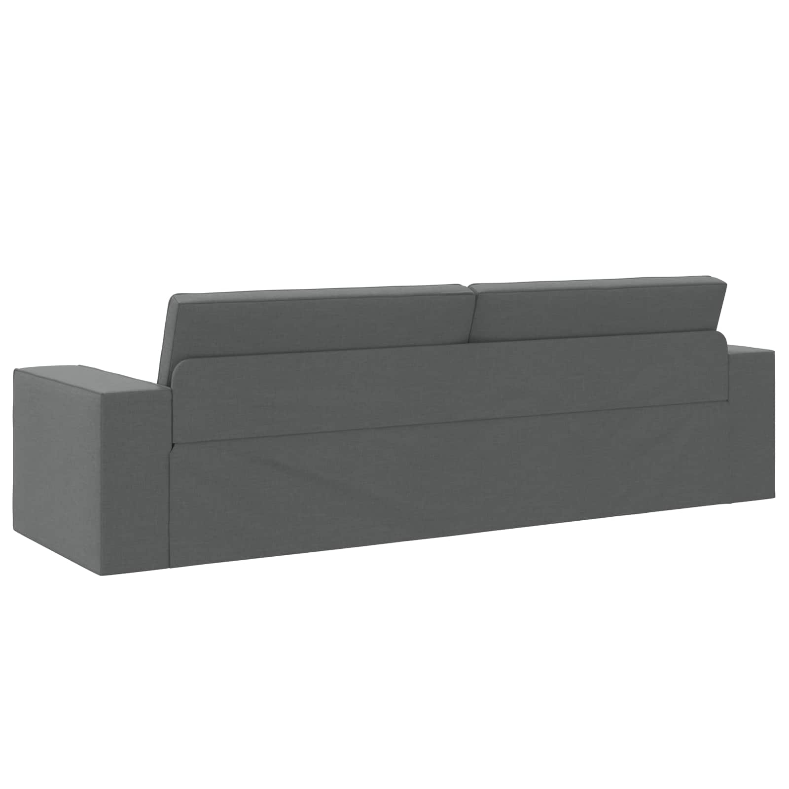 Slaapbank Donkergrijs 245 x 78 x 77 cm Stof