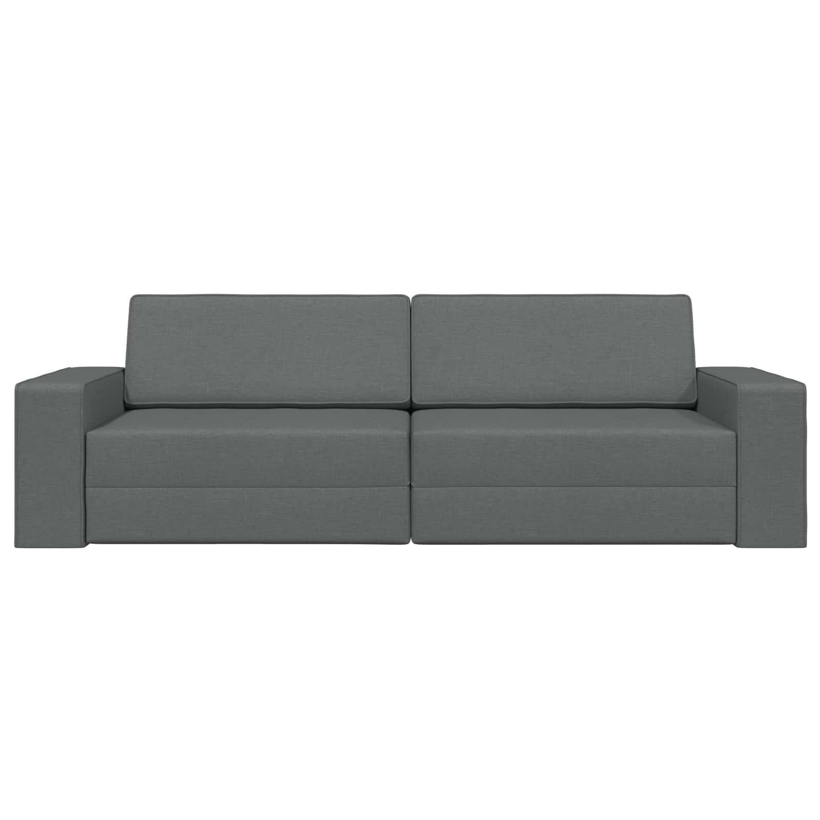 Slaapbank Donkergrijs 245 x 78 x 77 cm Stof