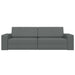 Slaapbank Donkergrijs 245 x 78 x 77 cm Stof