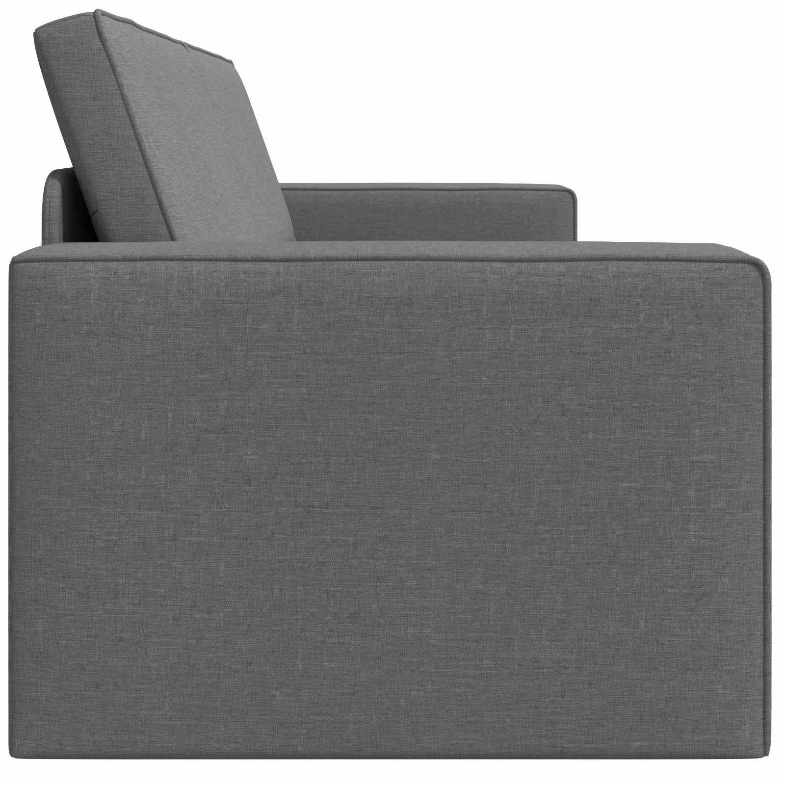 Slaapbank Donkergrijs 245 x 78 x 77 cm Stof