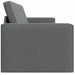 Slaapbank Donkergrijs 245 x 78 x 77 cm Stof