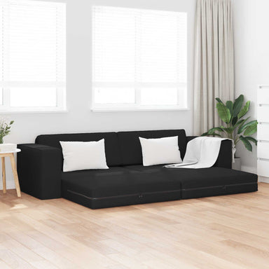 Slaapbank Zwart 245 x 78 x 77 cm Stof