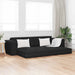 Slaapbank Zwart 245 x 78 x 77 cm Stof