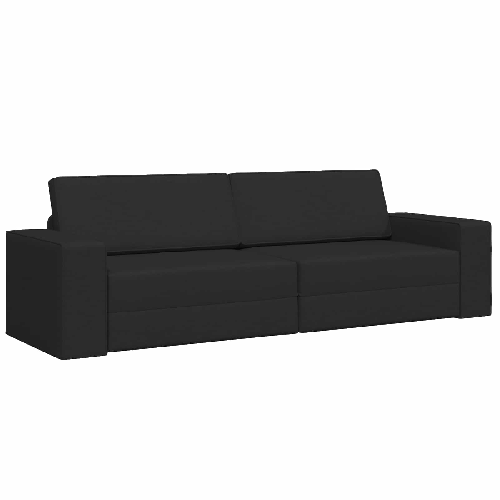 Slaapbank Zwart 245 x 78 x 77 cm Stof
