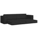 Slaapbank Zwart 245 x 78 x 77 cm Stof