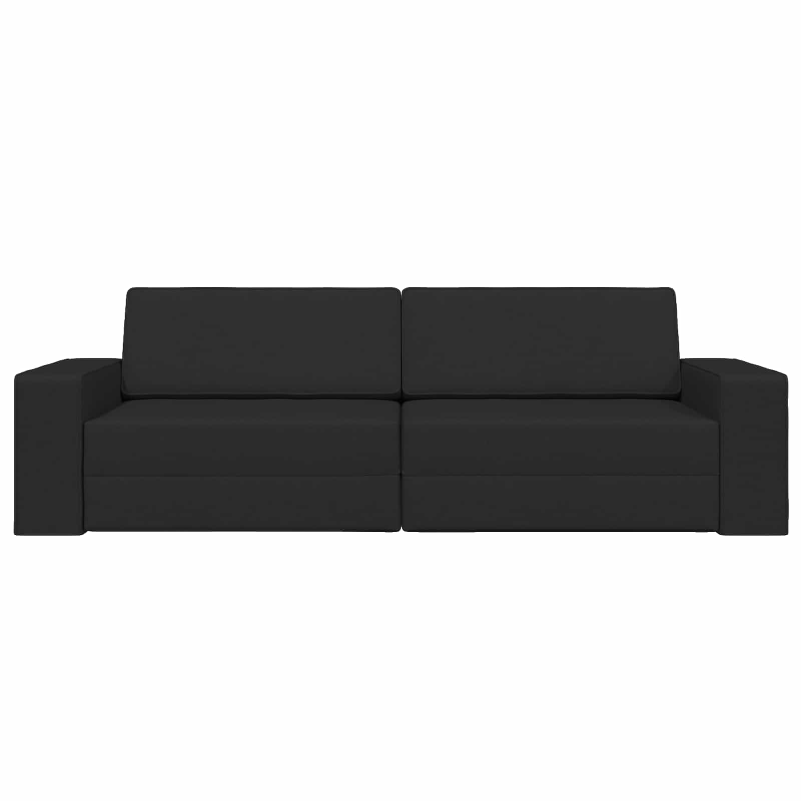 Slaapbank Zwart 245 x 78 x 77 cm Stof
