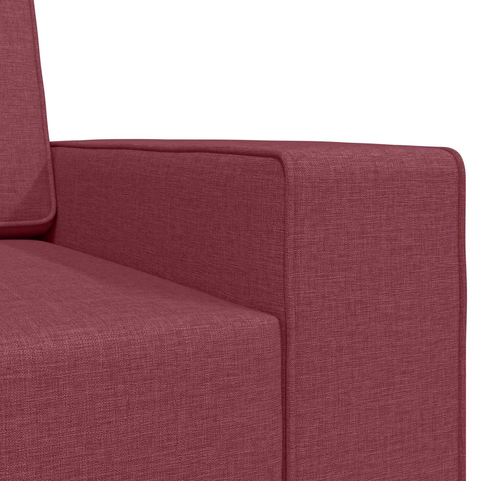 Slaapbank Wijnrood 245 x 78 x 77 cm Stof
