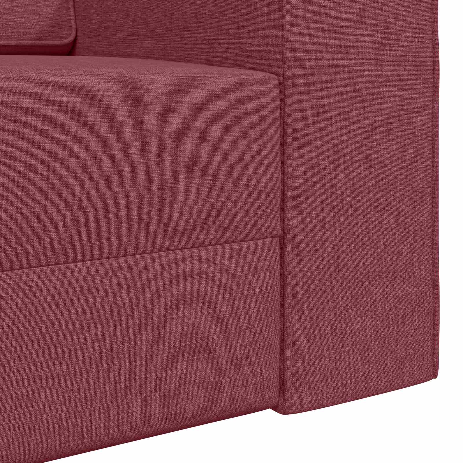 Slaapbank Wijnrood 245 x 78 x 77 cm Stof