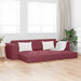Slaapbank Wijnrood 245 x 78 x 77 cm Stof