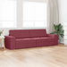 Slaapbank Wijnrood 245 x 78 x 77 cm Stof
